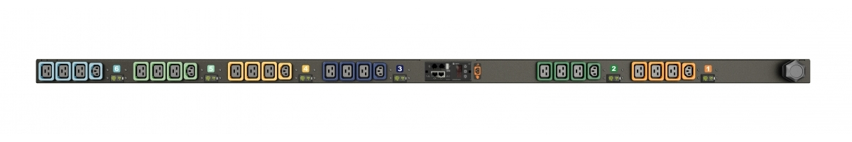 Vertiv MN03E8W1-24P6H8-5CS15A0A10-S power distribution unit (PDU) 24 AC outlet(s) 0U Black