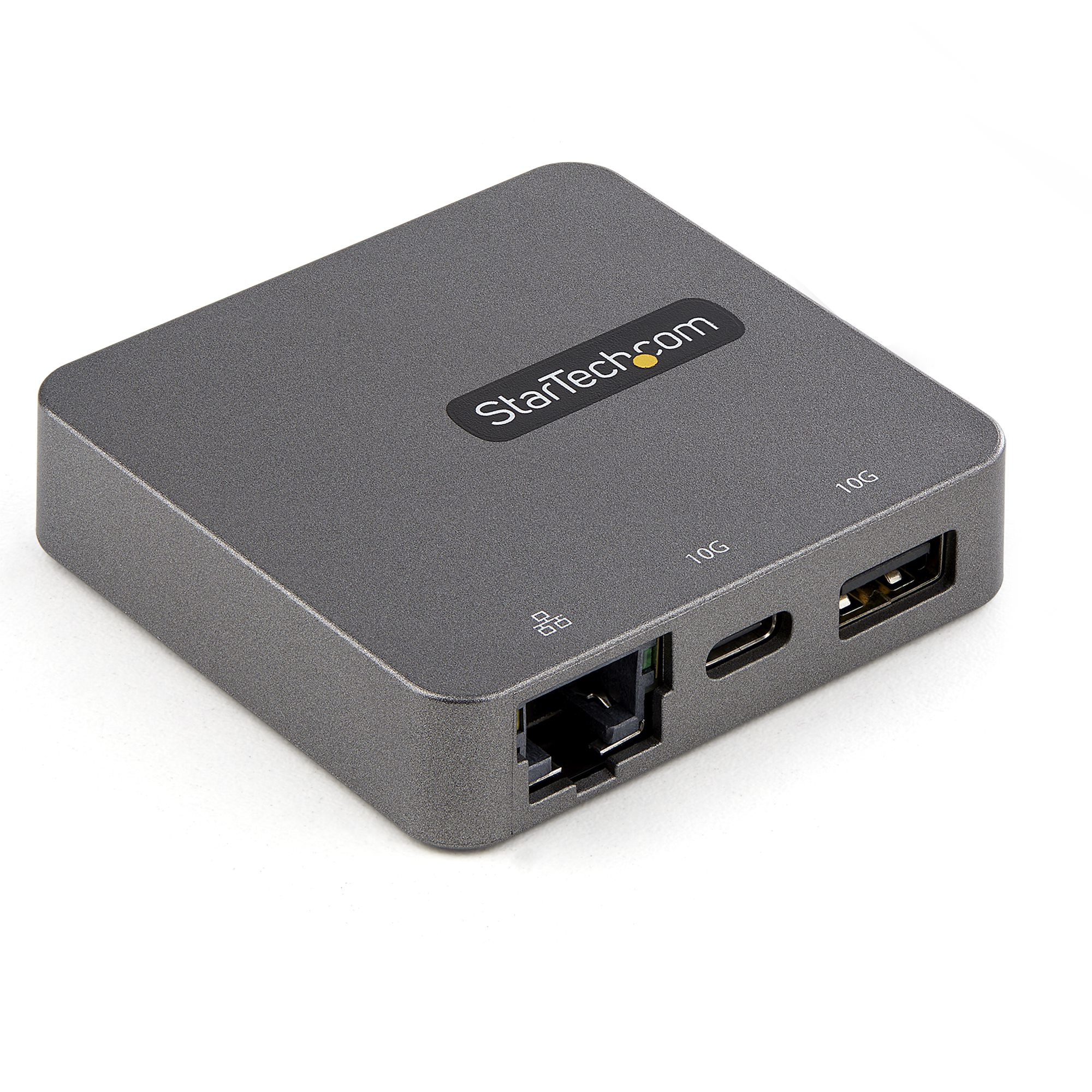 StarTech.com USB-C Multiport Adapter - USB 3.1 Gen 2 Type-C Mini Dock - USB-C to 4K HDMI or 1080p VGA Video - 10Gbps USB-A USB-C, GbE - Portable Travel Laptop D – image 3
