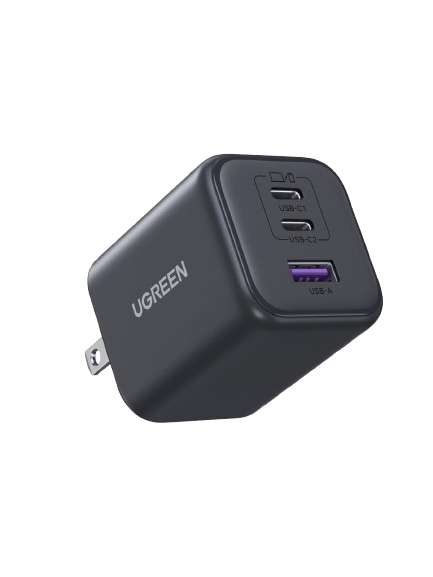 Ugreen 65155B mobile device charger Universal Black AC Fast charging Indoor