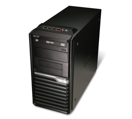 Acer Veriton M 4620G-MO35W Intel® Core™ i3 i3-3220 4 GB DDR3-SDRAM 500 GB HDD Windows 7 Professional Desktop PC Black – image 2