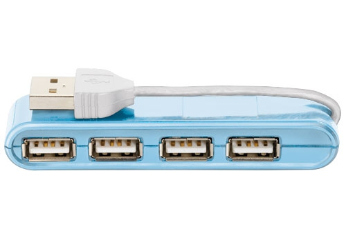 Trust 17014/KIT interface hub 480 Mbit/s Blue – image 4
