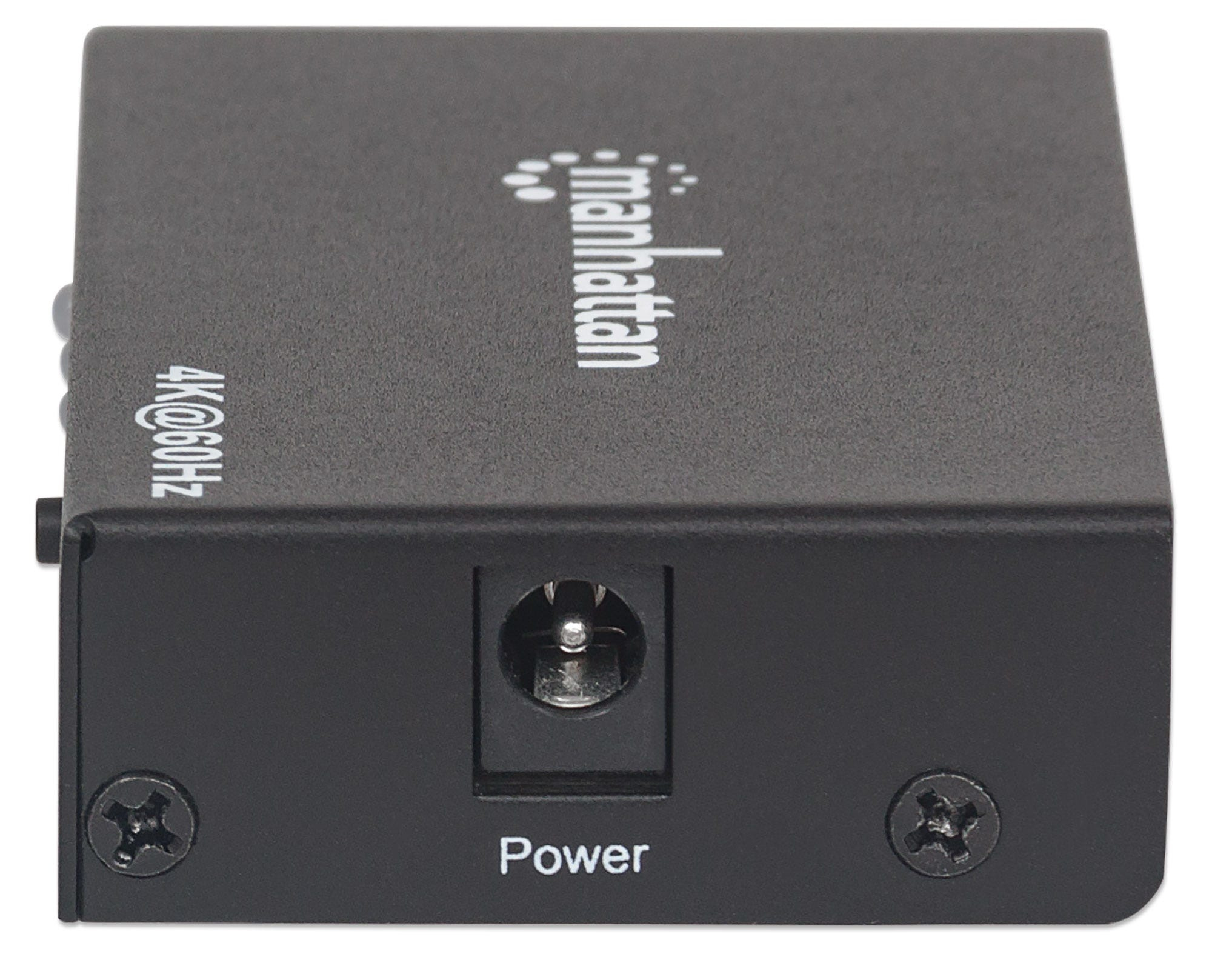 Manhattan HDMI Switch 2-Port, 4K@60Hz, Connects x2 HDMI sources to x1 display, Remote Control and Automatic and Manual Switching (via button), AC Powered (cable – image 6