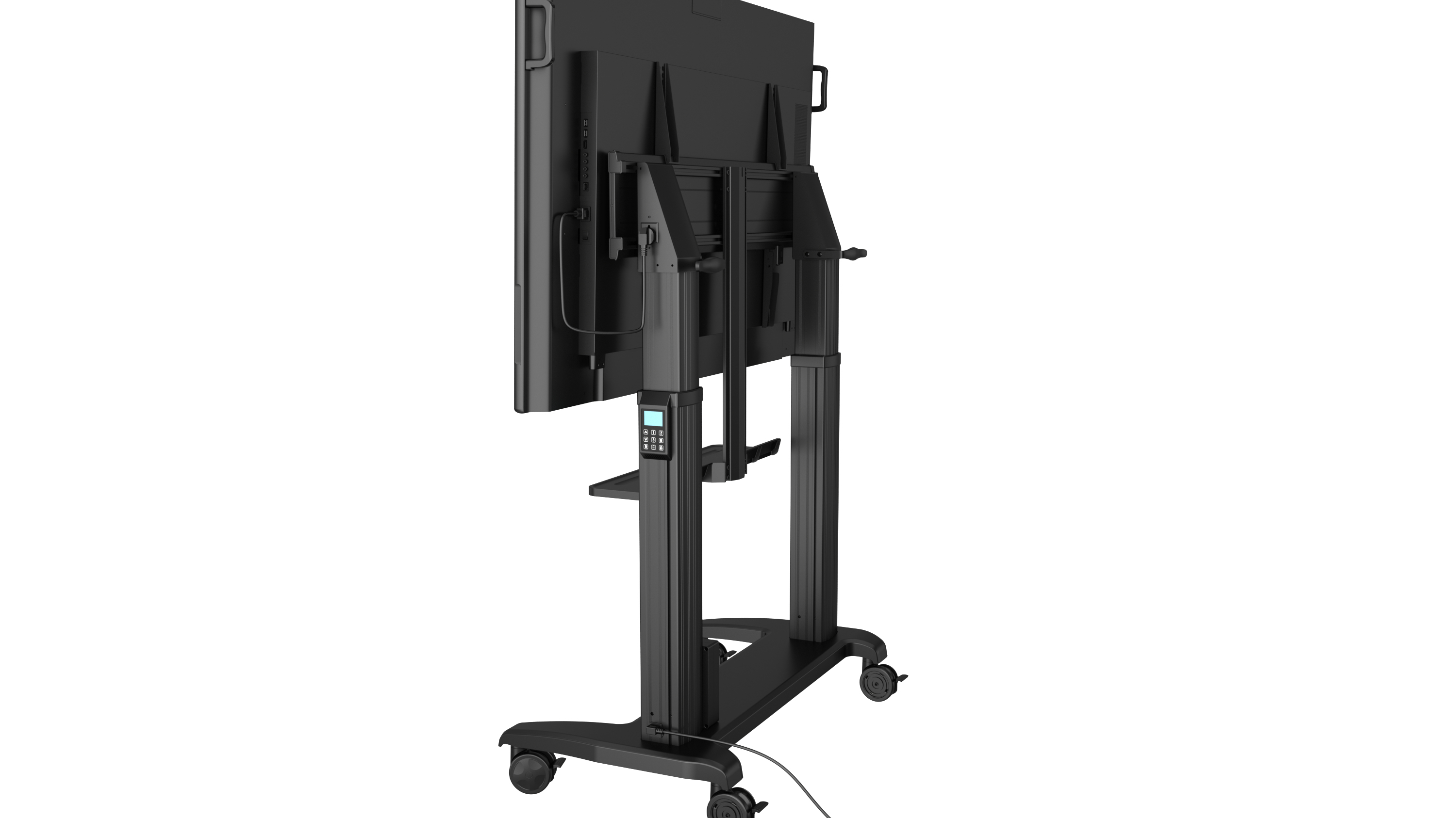 Yealink MB-FS-Lift Motorisierter Bodenständer Schwarz