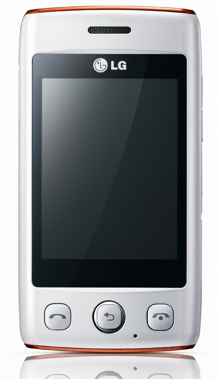 LG T300 6.1 cm (2.4") Single SIM Micro-USB B 900 mAh Orange, White