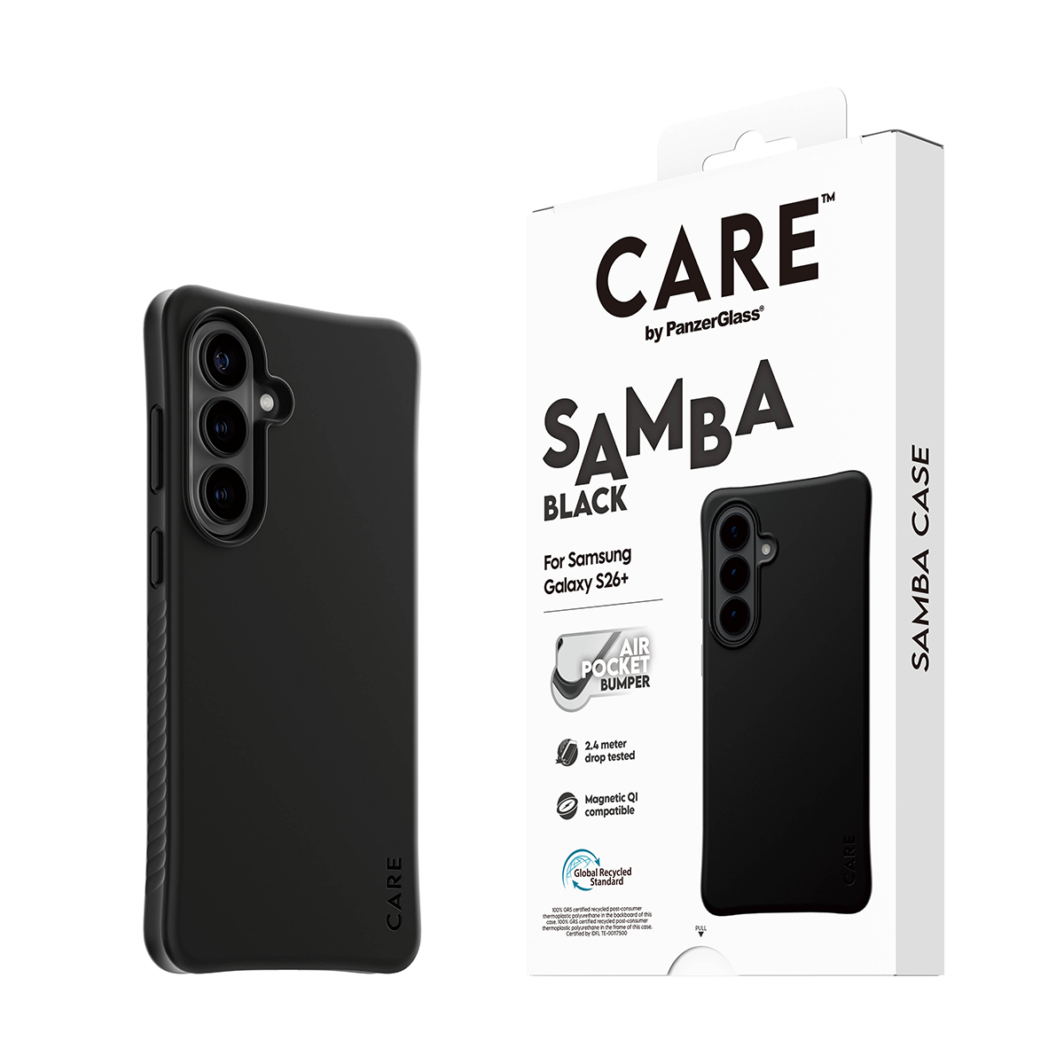PanzerGlass CARE™ by PanzerGlass® Samba Case Black w. Qi Samsung Galaxy S26+ – image 6