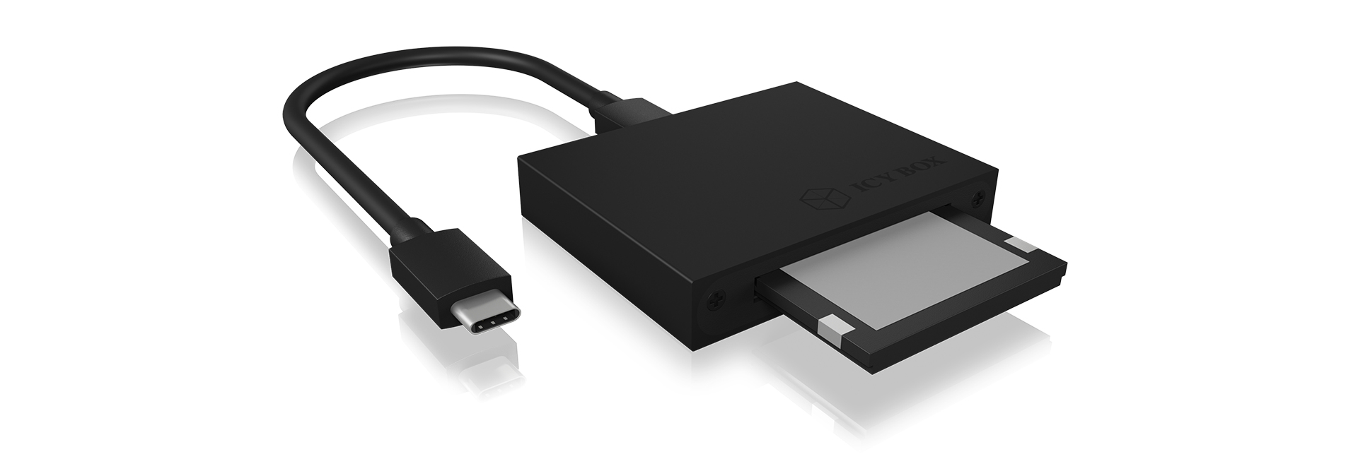 ICY BOX IB-CR402-C31 card reader USB 3.1 (Gen 2) Type-C™ Black – image 4