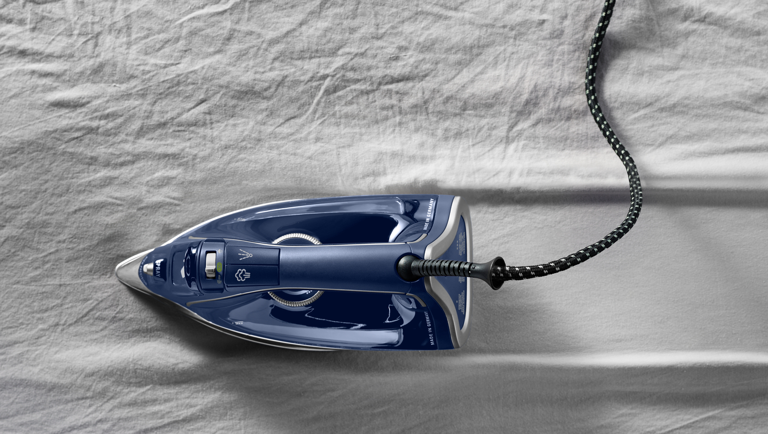 Rowenta DW8215 Dry & Steam iron Microsteam 400 HD Laser soleplate – image 4