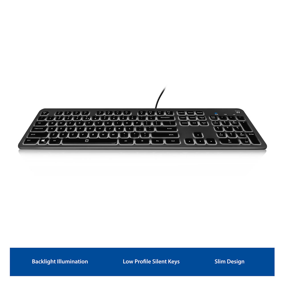 Ewent EW3265 keyboard Universal USB QWERTY US English Black – image 2