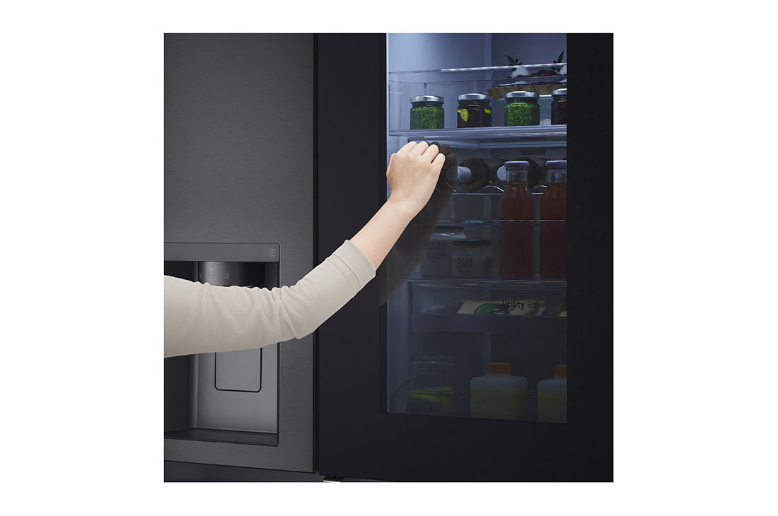 LG GC-X257CQFS side-by-side refrigerator Freestanding – image 4