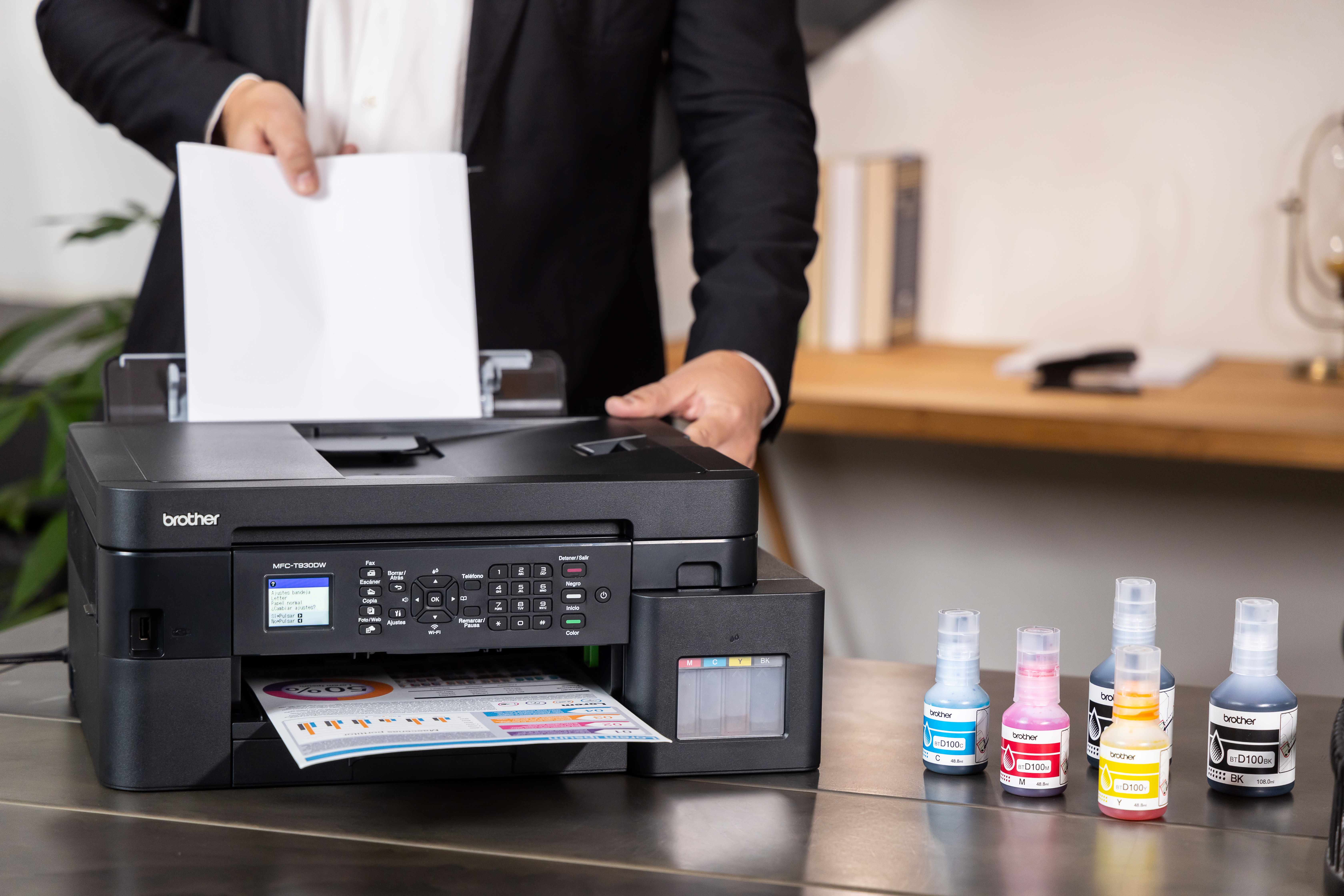 Multifuncional Brother MFC-T930DW - 30ppm - InkBenefit Tank - Ethernet - USB - Impresión Dúplex - MFCT930DW Multifuncional Brother MFC-T930DW - 30ppm - InkBenefit Tank - Ethernet - USB - Impresión Dúplex - MFCT930DW