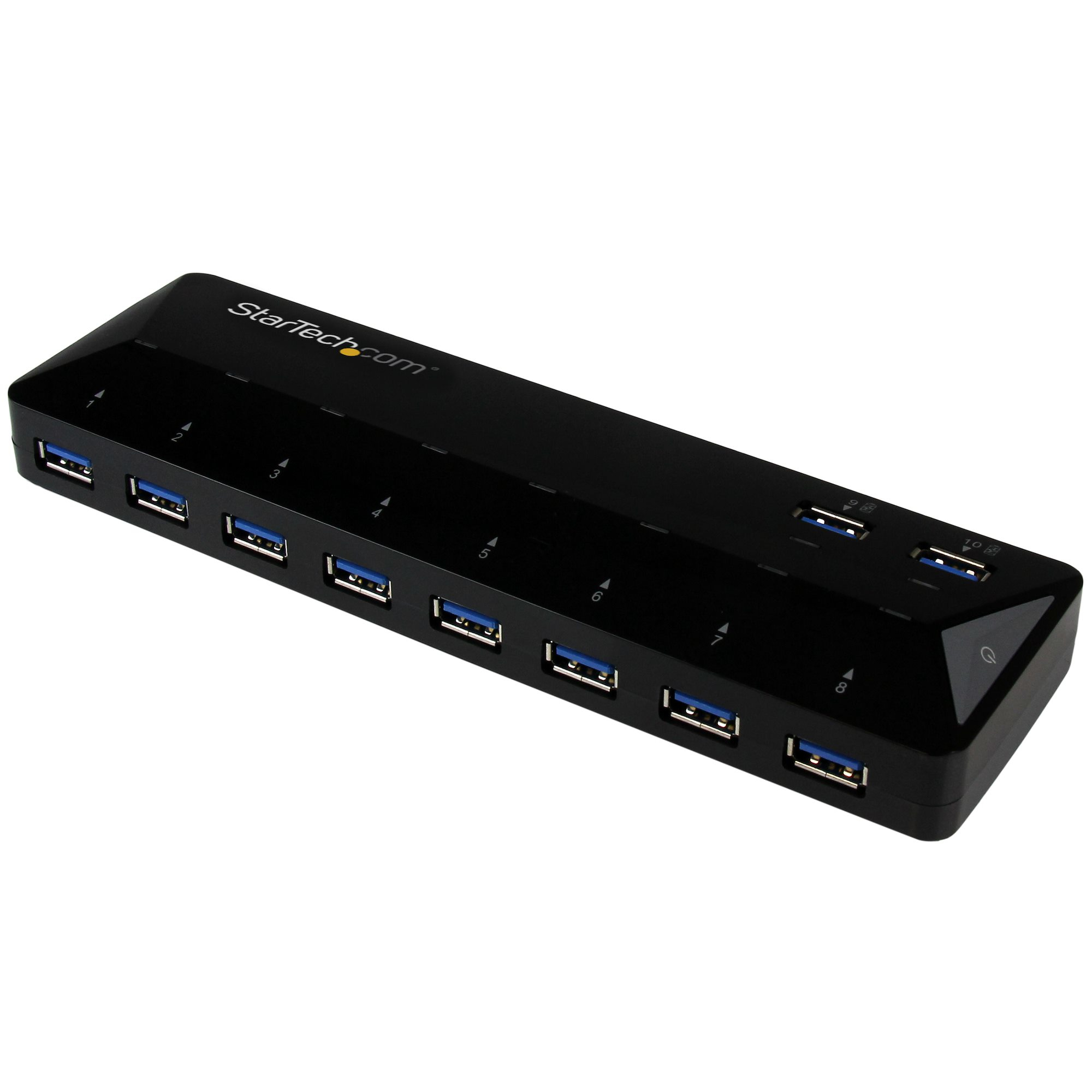 StarTech.com 10-Port USB 3.2 Gen 1 Hub 5Gbps with 2 Charging Ports ST103008U2C