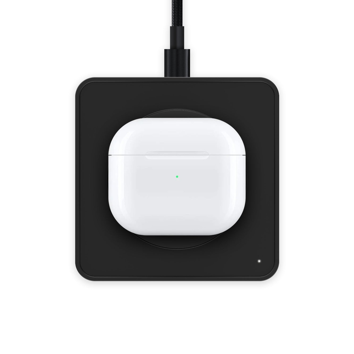 صورة شاحن لاسلكي Mous LOW-A0840-MBLPCB-WCP-W1 أسود مطفي Qi2 15 واط USB