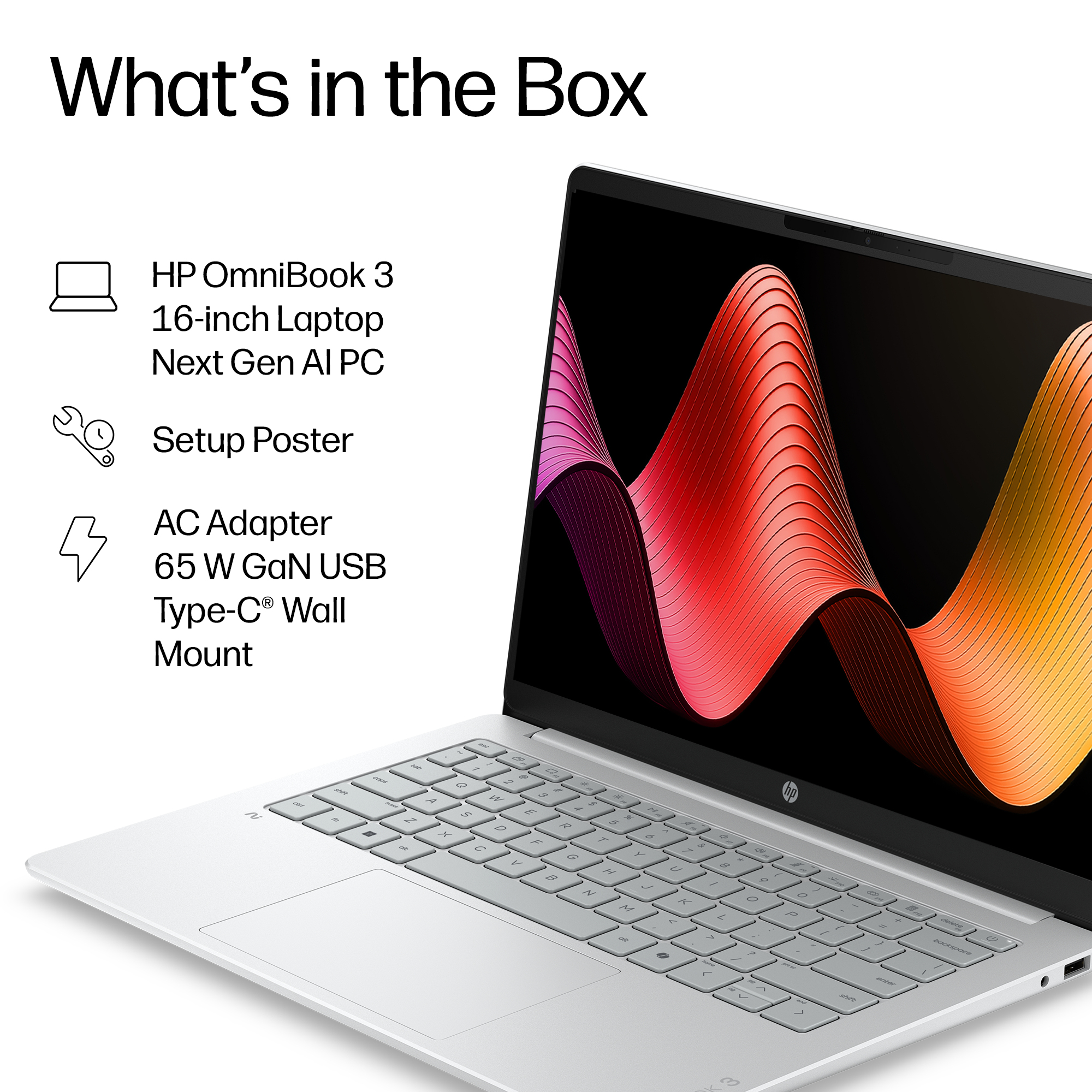 HP DQ8K6EA laptop Copilot+ PC AMD Ryzen™ AI 7 445 – image 6