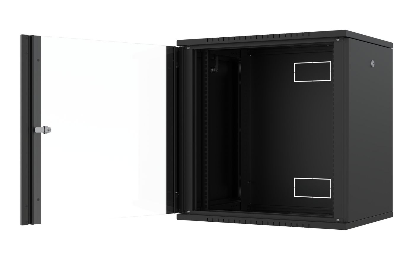 Lanview RWF12U45BL rack cabinet 12U Wall mounted rack Black – image 2