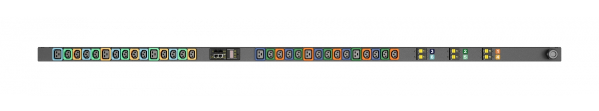 Vertiv Geist MG03E4W1-30PN63-3PS56B2A10-S-A-RC power distribution unit (PDU) 30 AC outlet(s) Black
