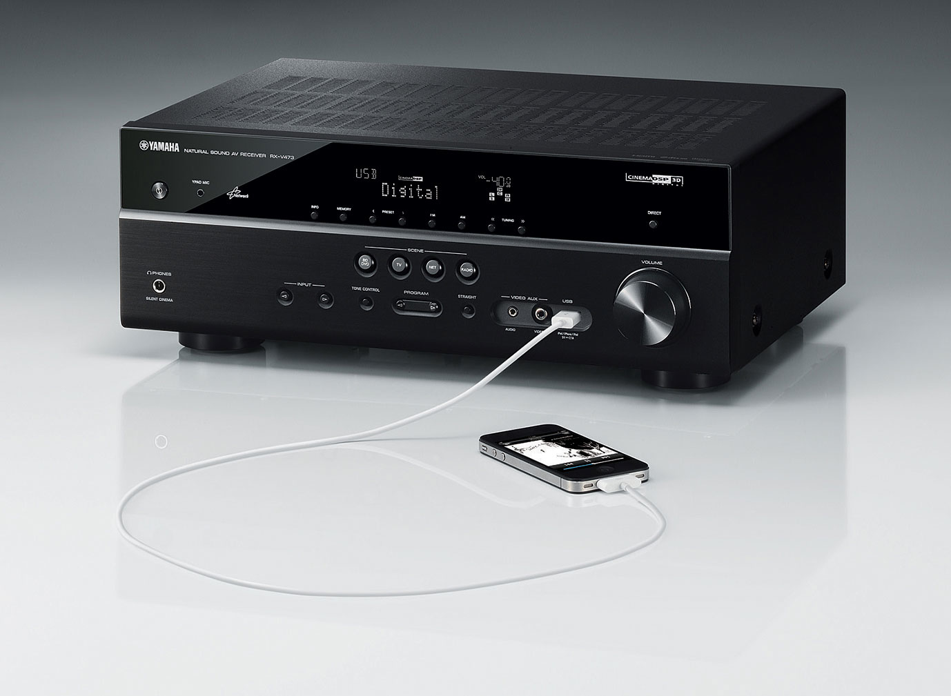 Yamaha RX-V473BL AV receiver – image 3