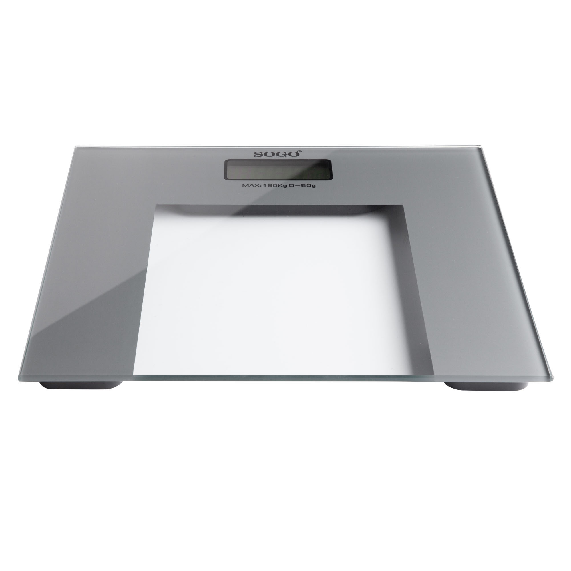 Sogo BAB-SS-2905 personal scale Square Grey, Transparent Electronic personal scale – image 5