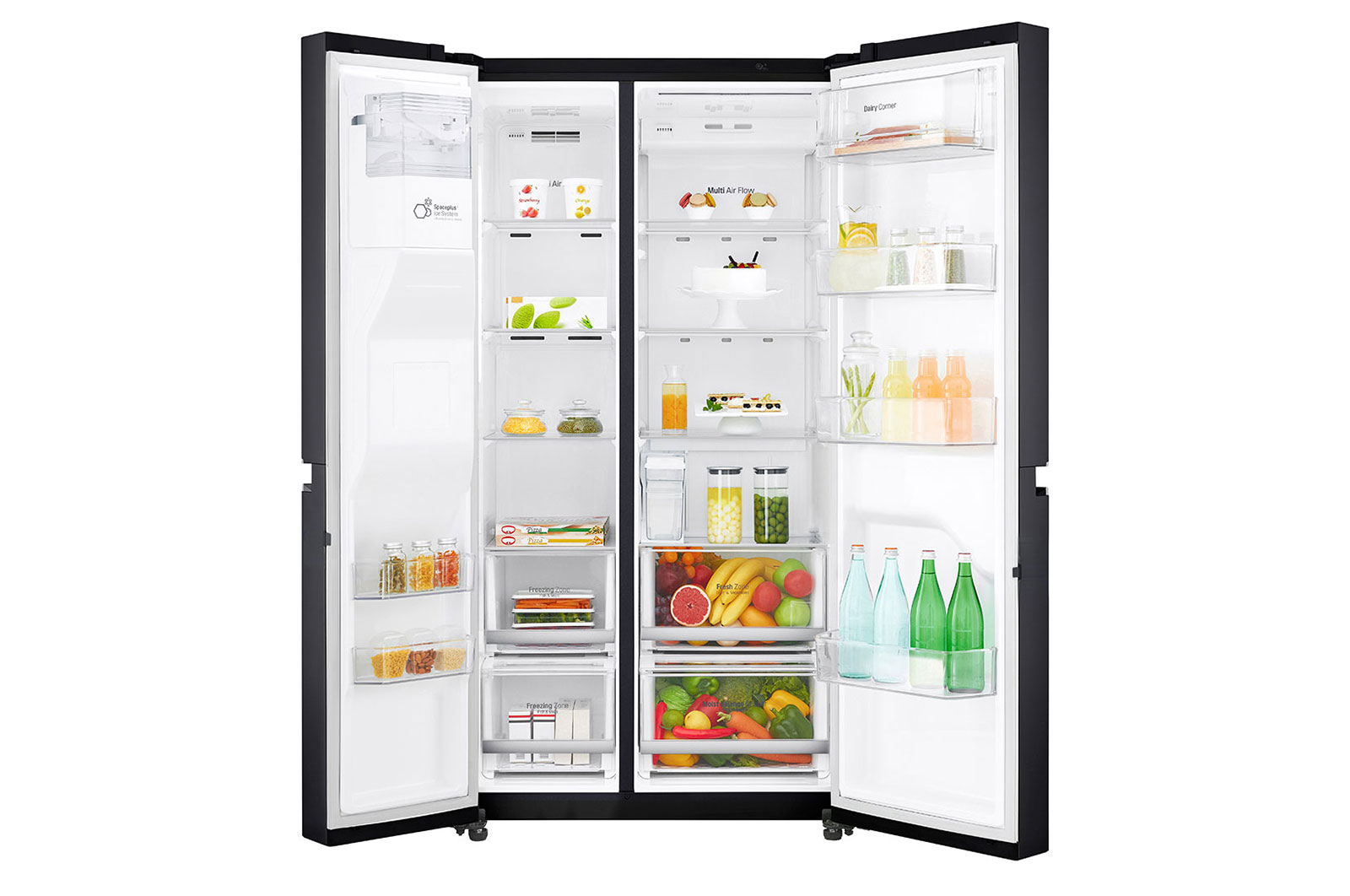 LG GSL761MCZZ side-by-side refrigerator Freestanding – image 3