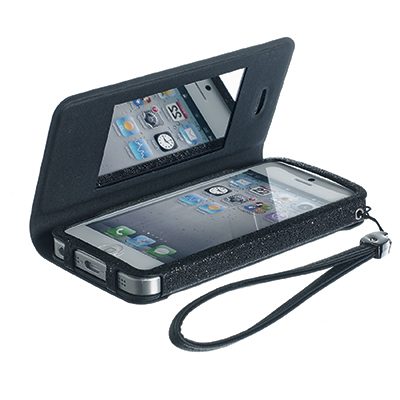 Celly GLAGEIP502 mobile phone case Folio Black – image 2