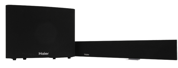 Haier SBEV40-SLIM soundbar speaker Black 2.1 channels – image 3