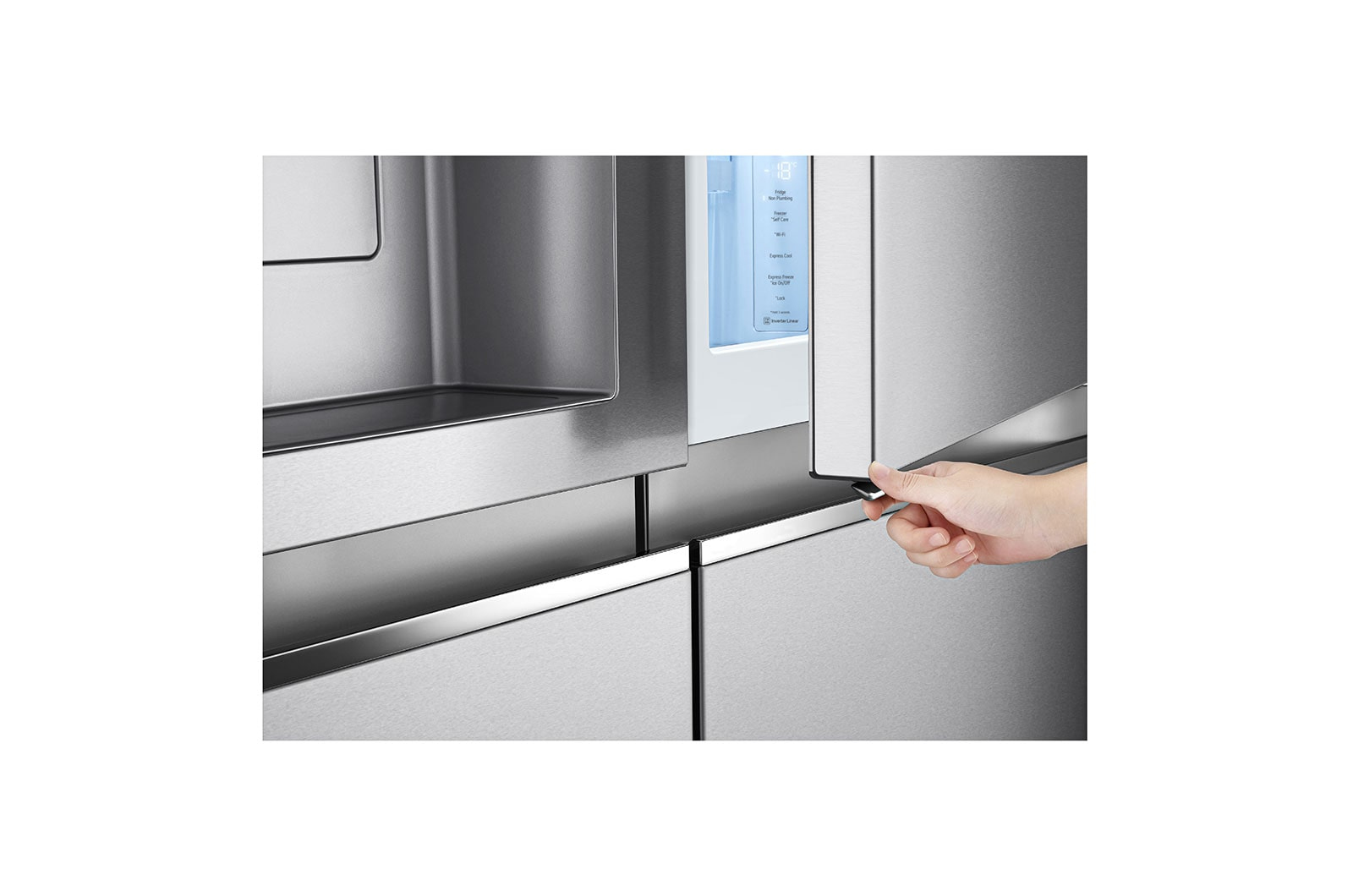 LG GSJV91BSAE side-by-side refrigerator Freestanding – image 9