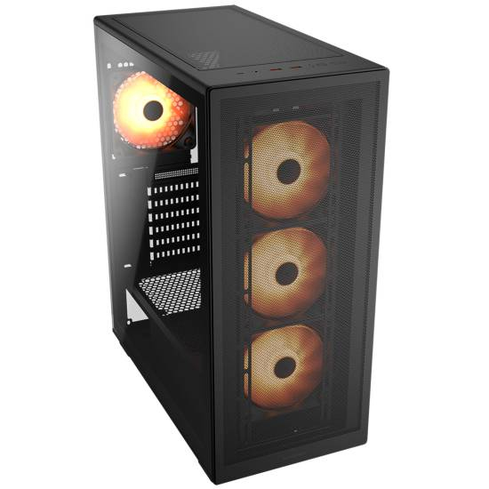 Gabinete Gamer COUGAR MX220 RGB - Media Torre - ATX/Micro ATX/Mini ITX - Panel Lateral - 382AC80.0001 Gabinete Gamer COUGAR MX220 RGB - Media Torre - ATX/Micro ATX/Mini ITX - Panel Lateral - 382AC80.0001