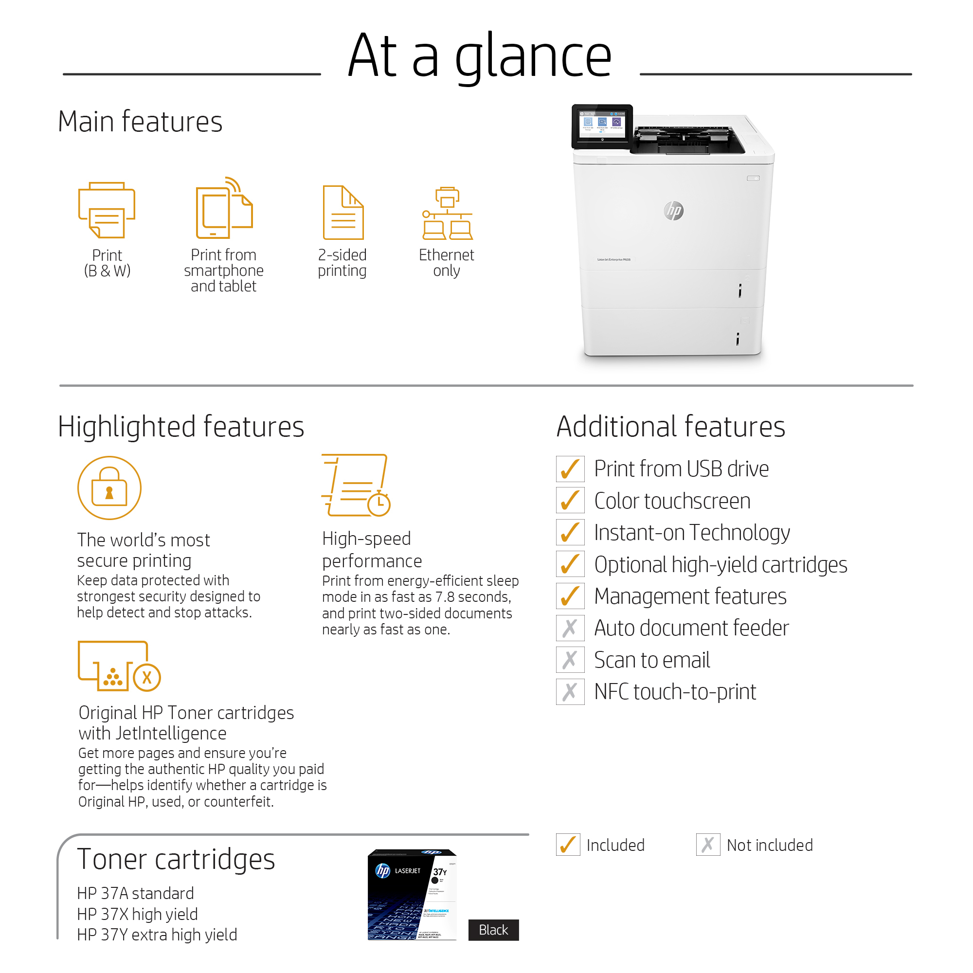 HP LaserJet Enterprise M608x, Print – image 9