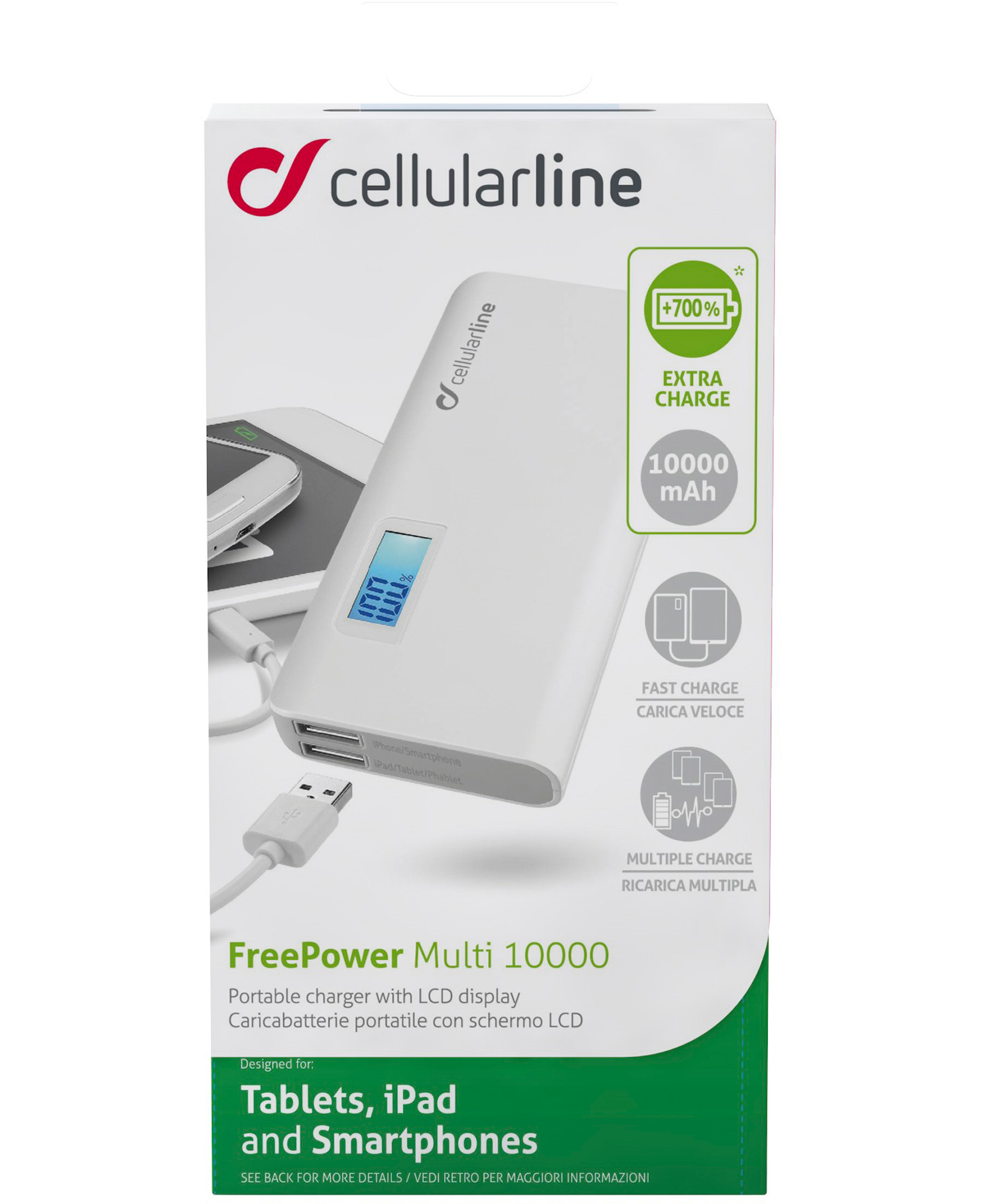 Cellularline Freepower Multi 10000 For Tablets - Universal – image 2