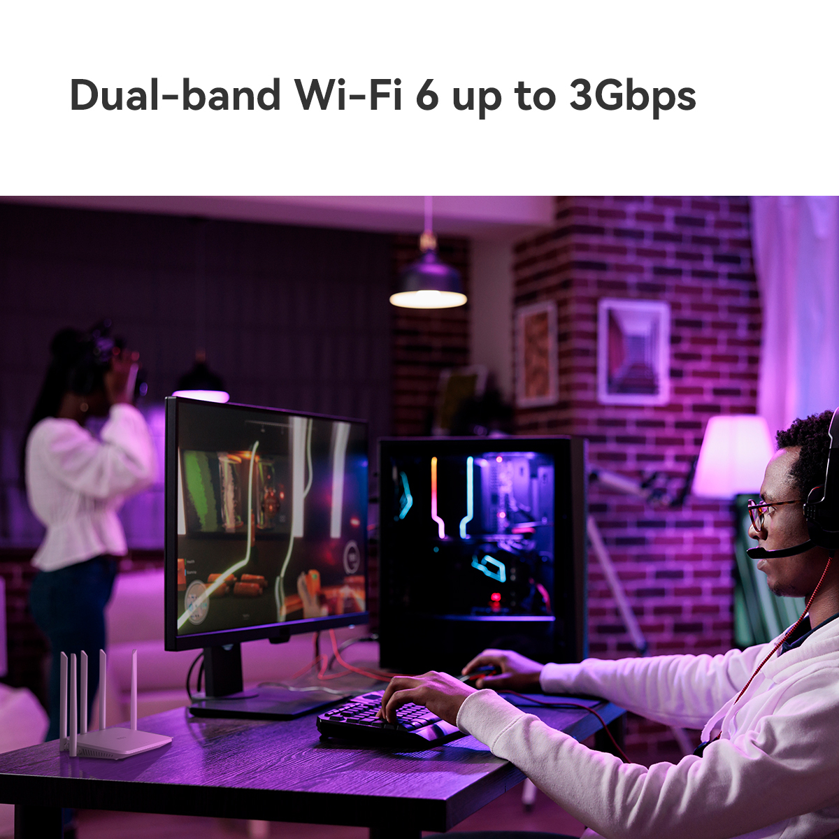 Imou HX21 wireless router Gigabit Ethernet Dual-band (2.4 GHz – image 5