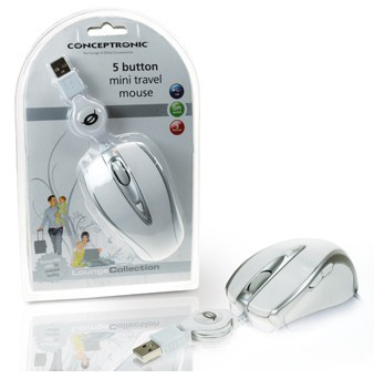 Conceptronic 5 button Mini Travel Mouse – image 2