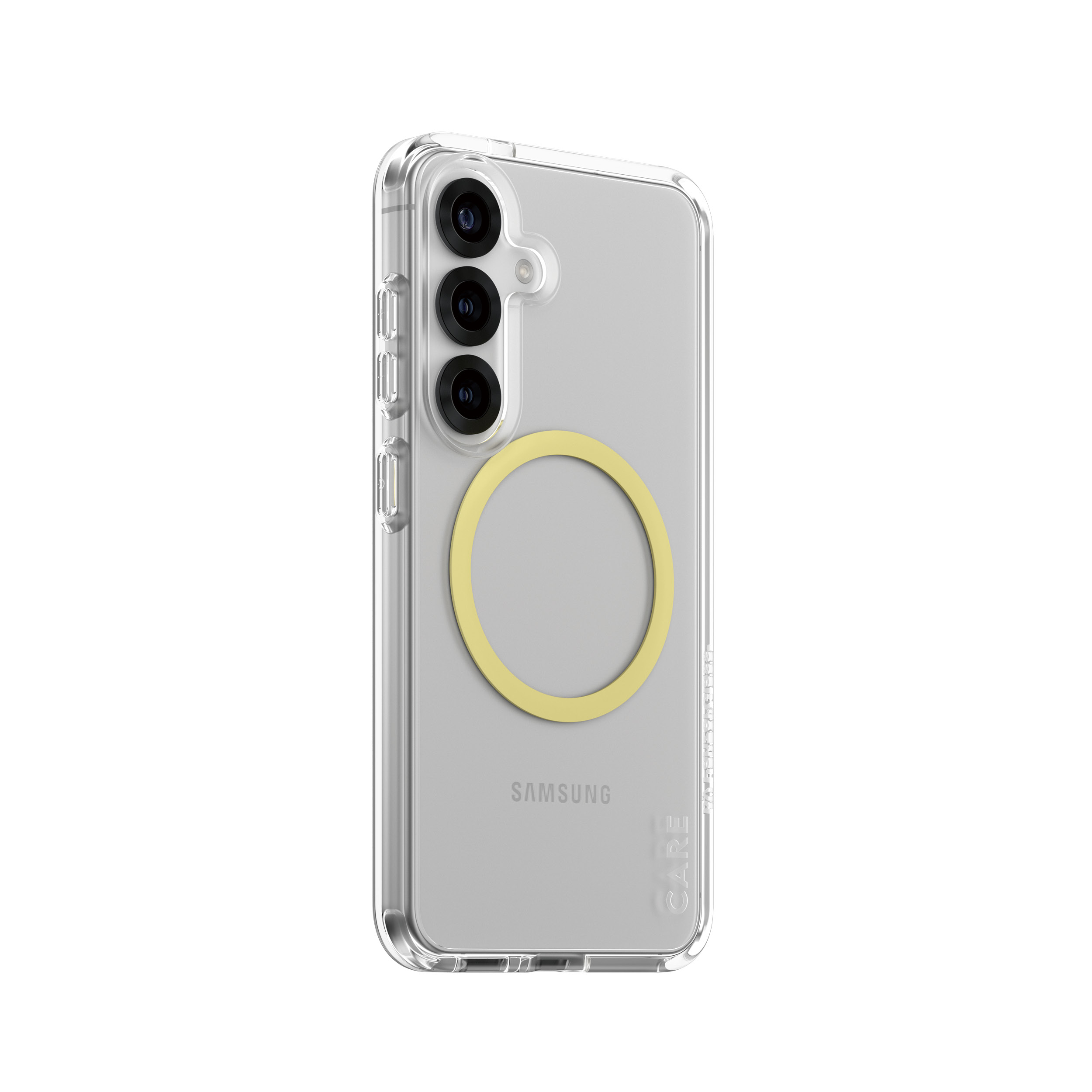 PanzerGlass CARE™ by ® Urban Combat Case Transparent w. Chardonnay Qi Compatible Samsung Galaxy S25
