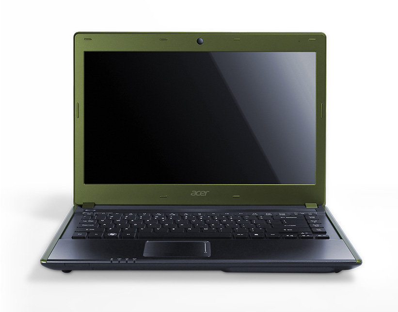 Acer Aspire 4755G-2334G50MN Intel® Core™ i3 i3-2330M 35.6 cm (14") 4 GB DDR3-SDRAM 500 GB NVIDIA® GeForce® GT 540M Windows 7 Home Premium Green – image 1