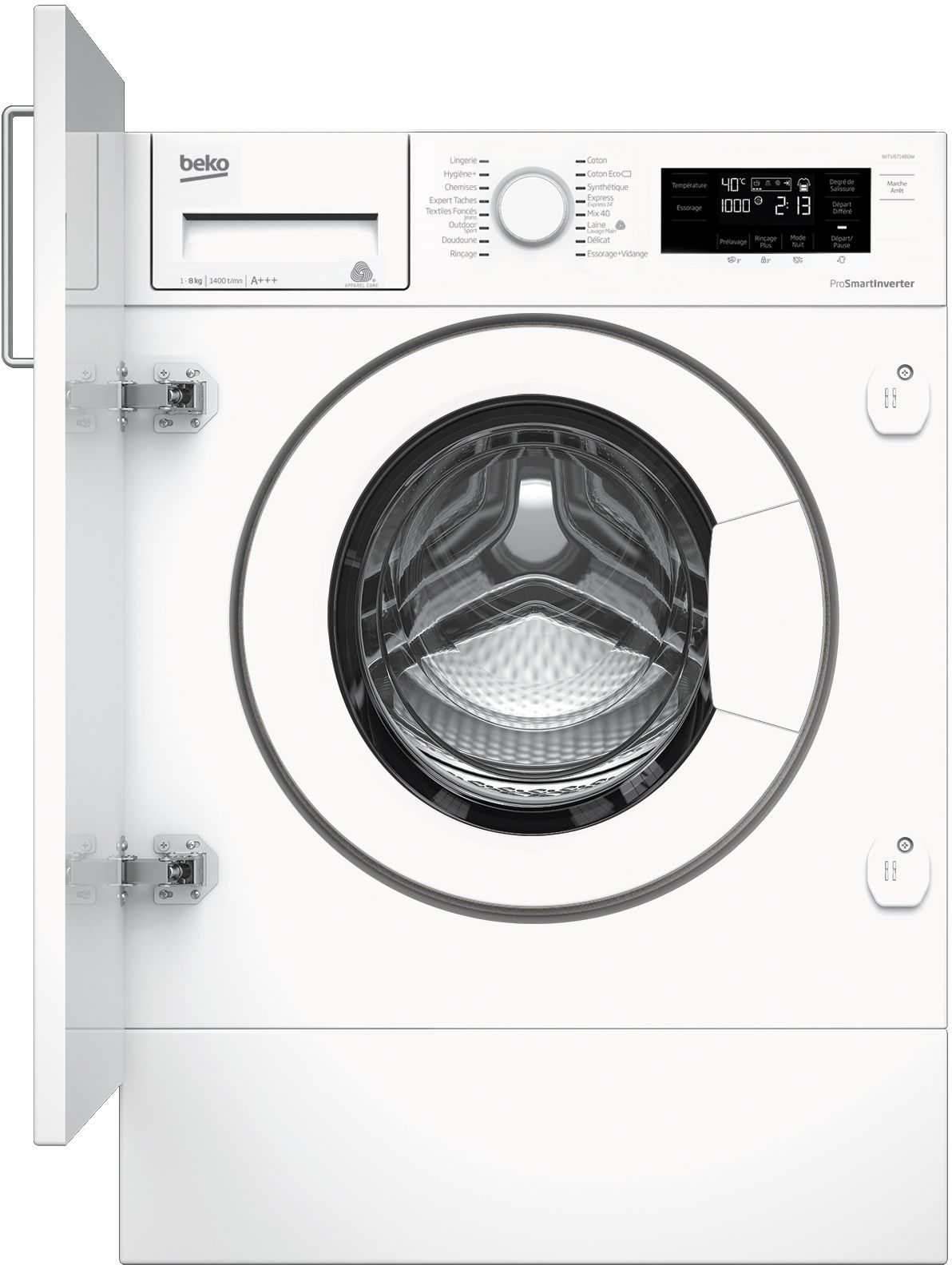 Beko WITV8714B0W washing machine Front-load
