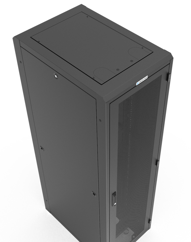 Vertiv GL840E-2436-B-SQM6MS rack cabinet 44U Freestanding rack Black – image 3