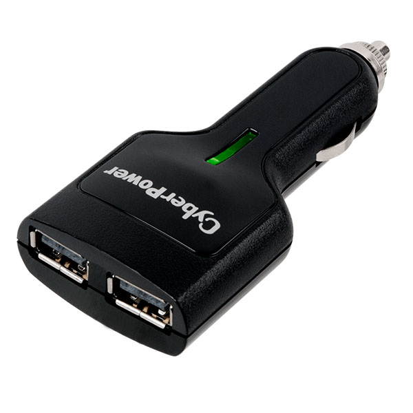 CyberPower TRDC2A2USB mobile device charger Mobile phone, MP3, Tablet Black Cigar lighter Auto – image 1