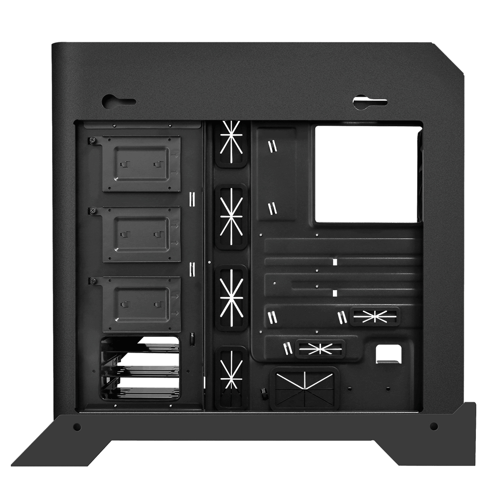 GIGABYTE XC700W Full Tower Black, Silver – image 4