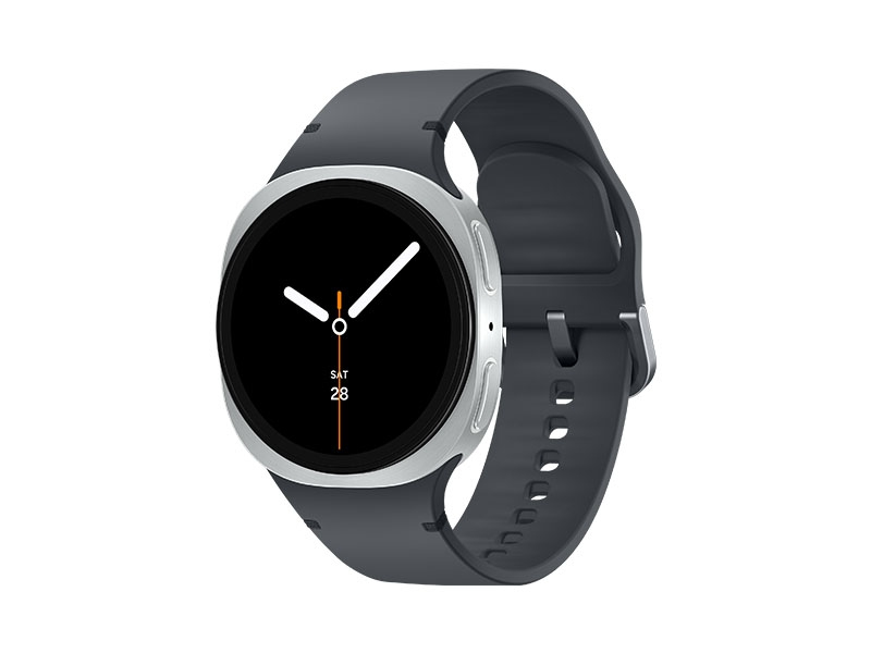 Samsung Galaxy Watch 8, LTE + Bluetooth, 40mm, Sport Band, White, S/M + Sport Band, Graphite, S/M – image 1