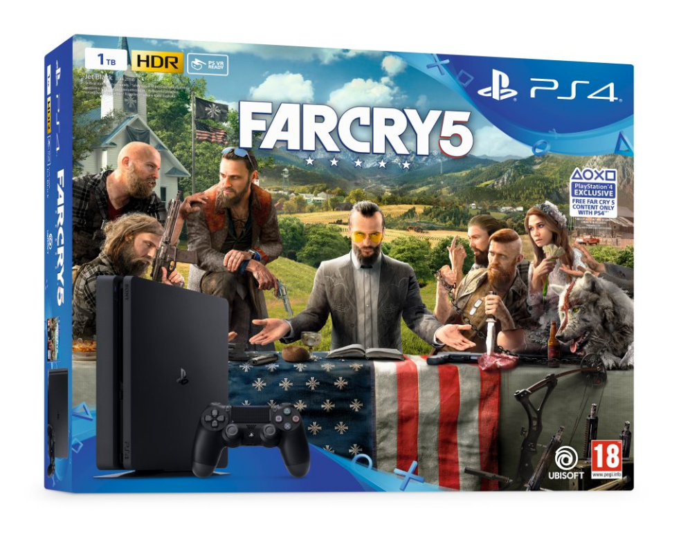 Sony Interactive Entertainment PlayStation 4 Slim 1TB + Far Cry 5 – image 1