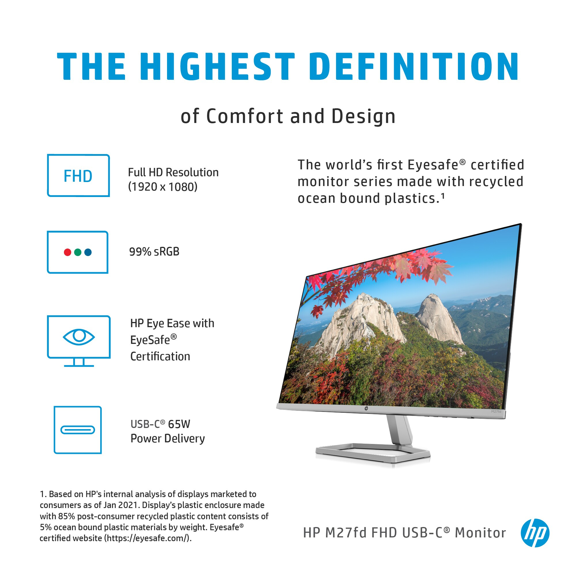 HP Écran FHD HP M27fd – image 7