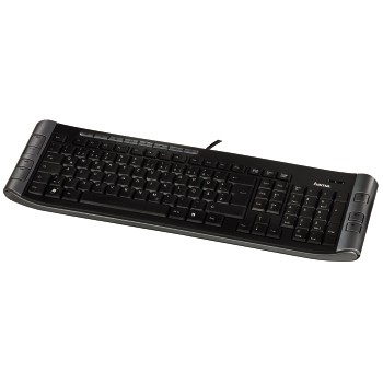 Hama 00052200 keyboard USB QWERTY Black