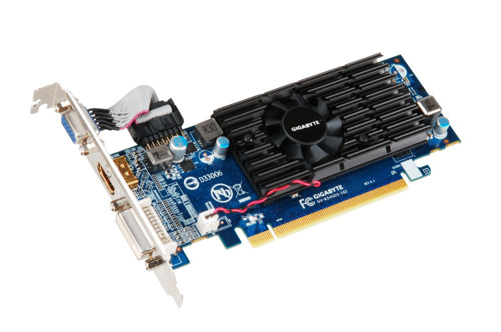 GIGABYTE GV-R545D3-1GI graphics card AMD Radeon HD5450 – image 2
