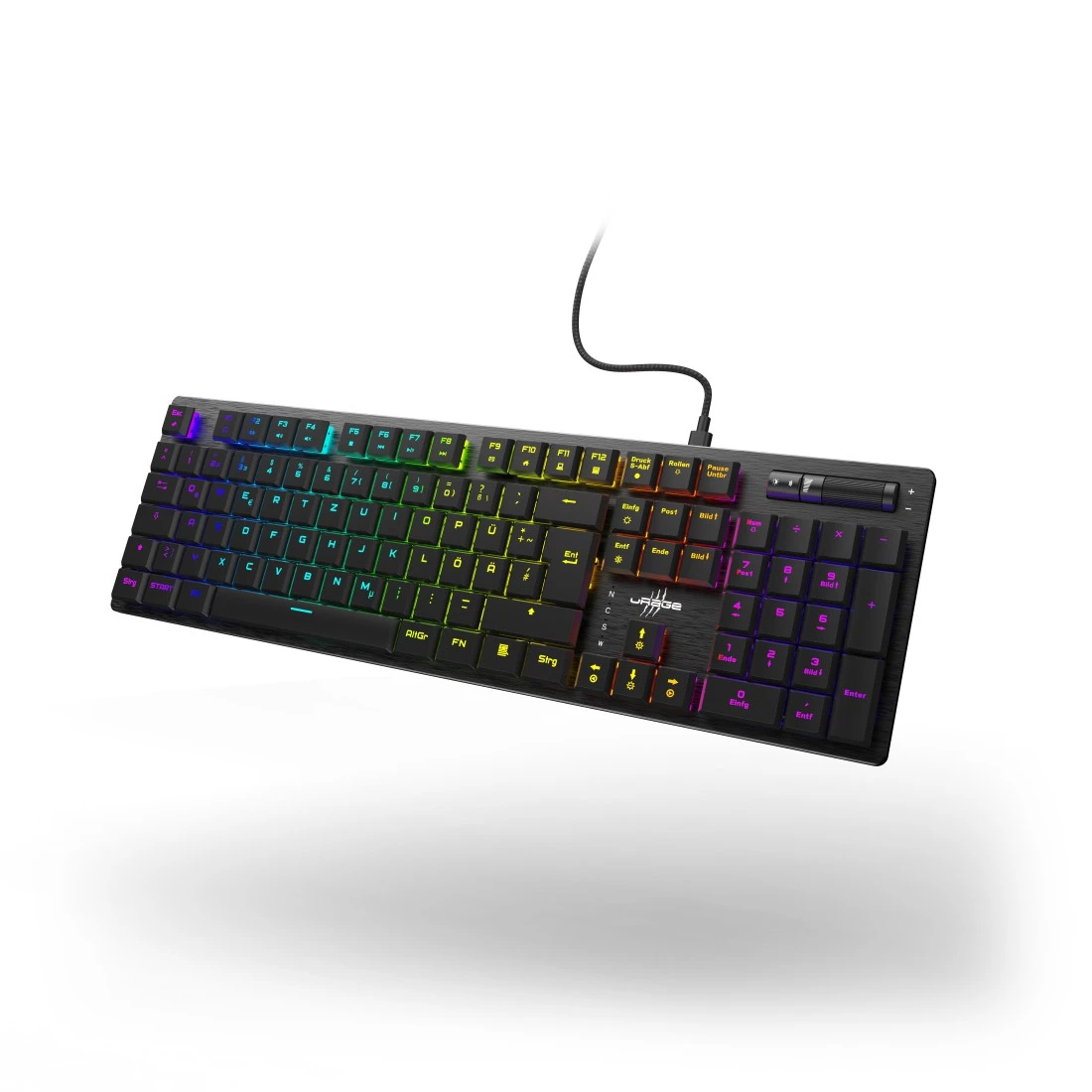Hama 00217834 keyboard Gaming USB QWERTZ German Black