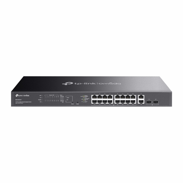 TP-Link ES220GMP switch di rete Gestito Gigabit Ethernet (10/100/1000) Supporto Power over Ethernet (PoE) Nero