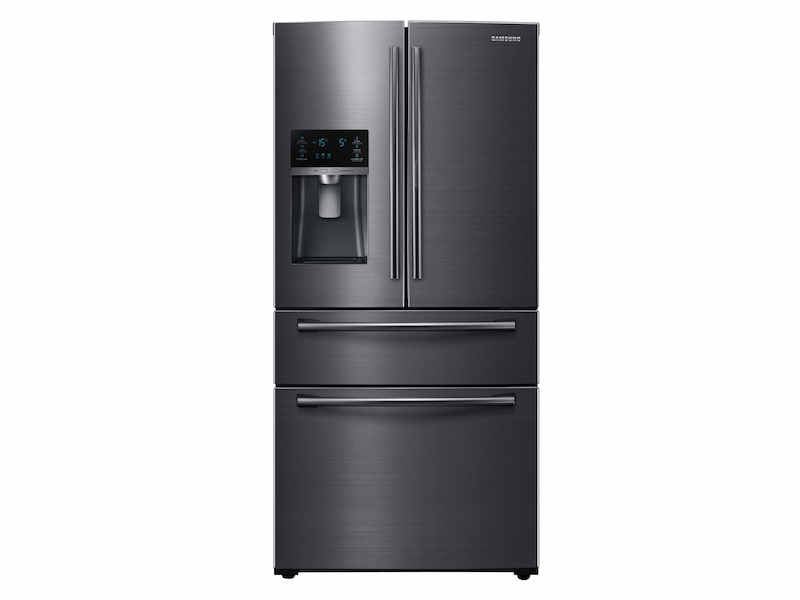 Samsung RF25HMEDBSG side-by-side refrigerator Freestanding – image 1