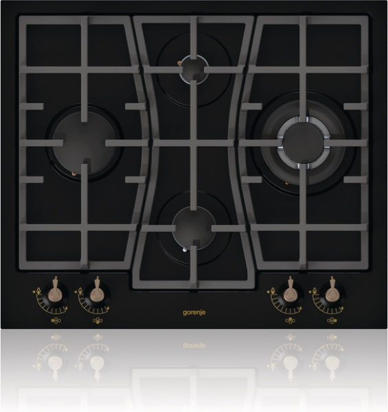 Gorenje GW65CLB Black Built-in Gas 4 zone(s)