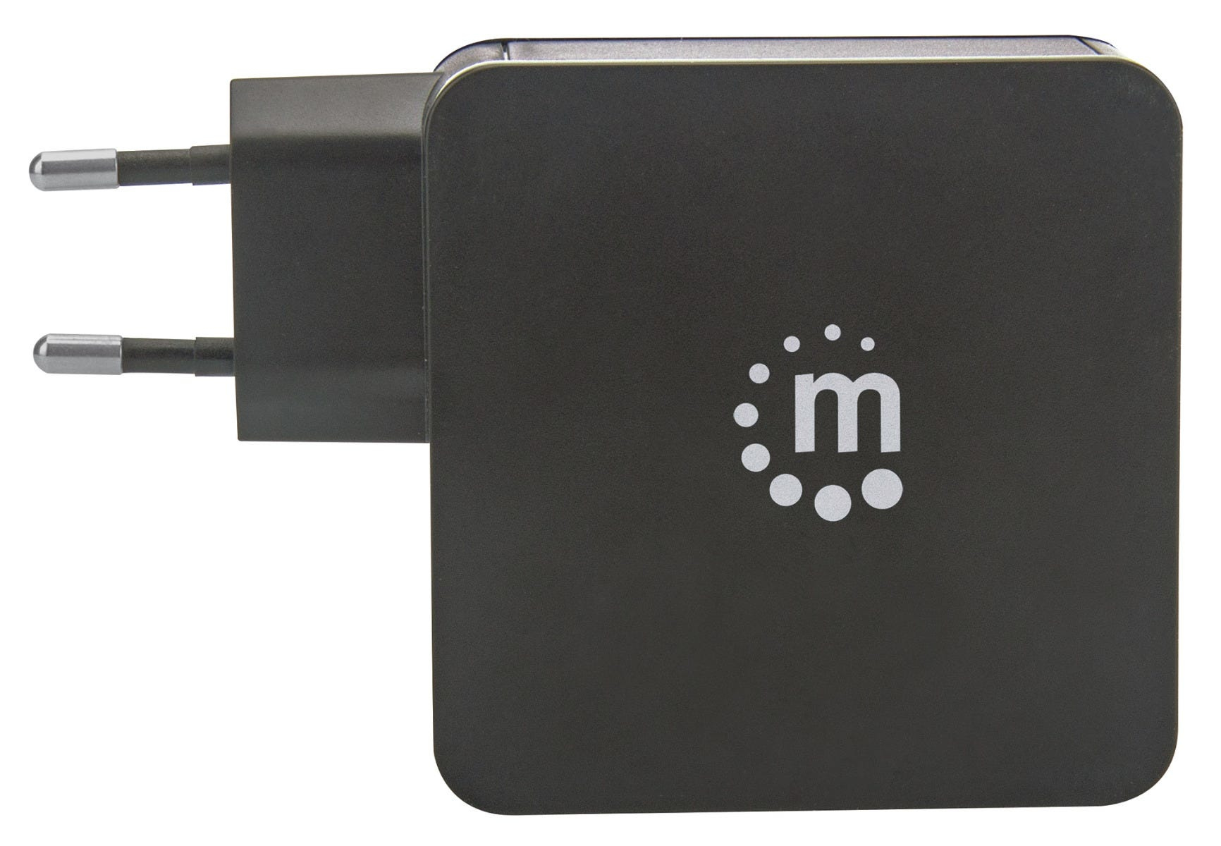 Manhattan Wall/Power Charger (Euro 2-pin), USB-C and USB-A ports, USB-C Output: – image 3