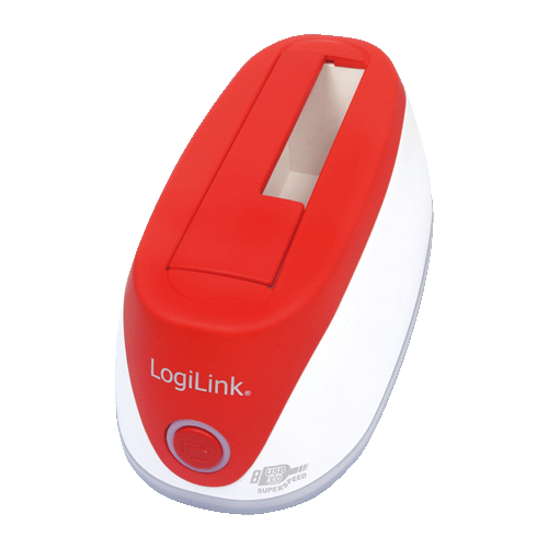 LogiLink QP0018 laptop dock/port replicator Docking Red, White
