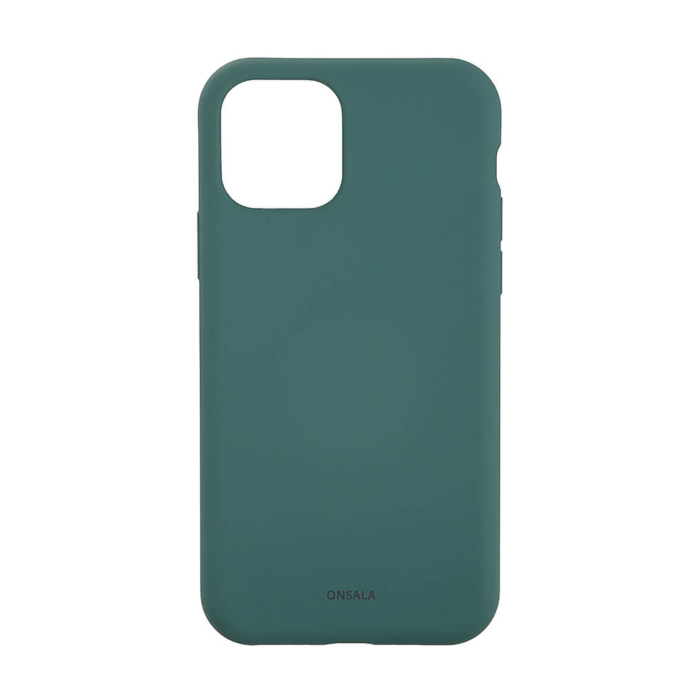 Onsala Phone Case Silicone Pine Green - iPhone 11 Pro