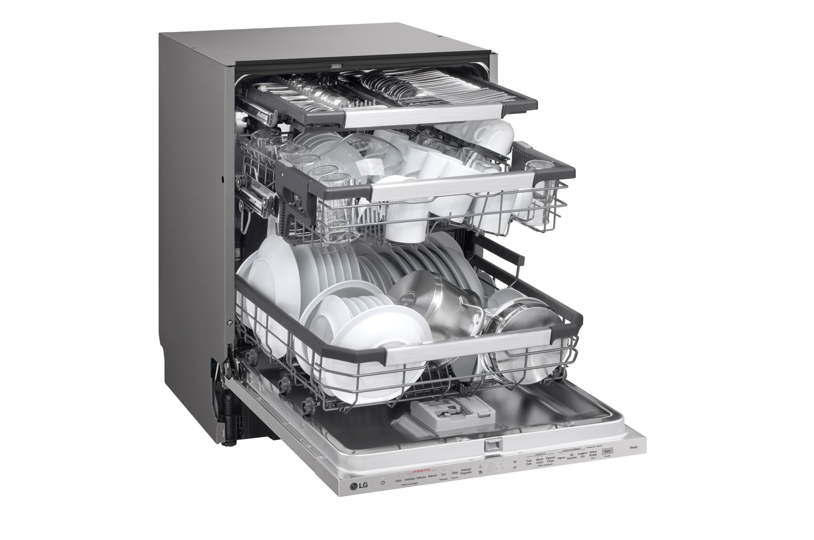 LG DB597TXS dishwasher Fully built-in 14 place settings – image 9