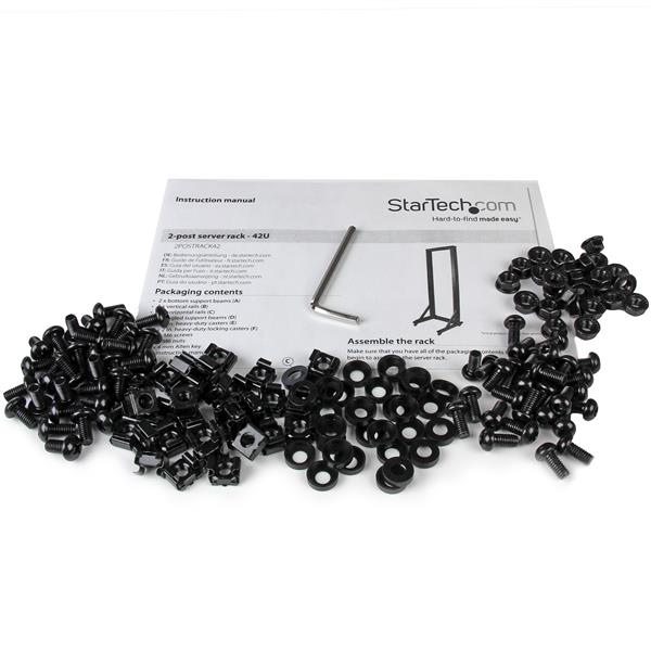 StarTech.com 42U 2-Post Open Frame Server Rack – image 6